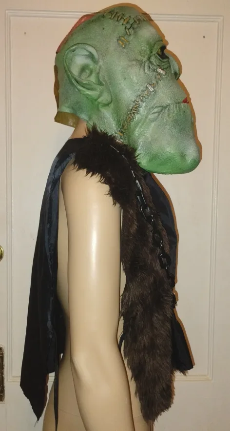 Mario Chiodo Frankenstein Brain Latex Rubber Halloween Mask image indicator(4)