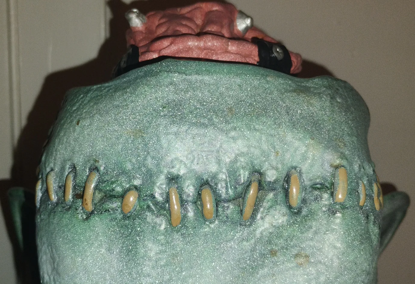 Mario Chiodo Frankenstein Brain Latex Rubber Halloween Mask image indicator(6)