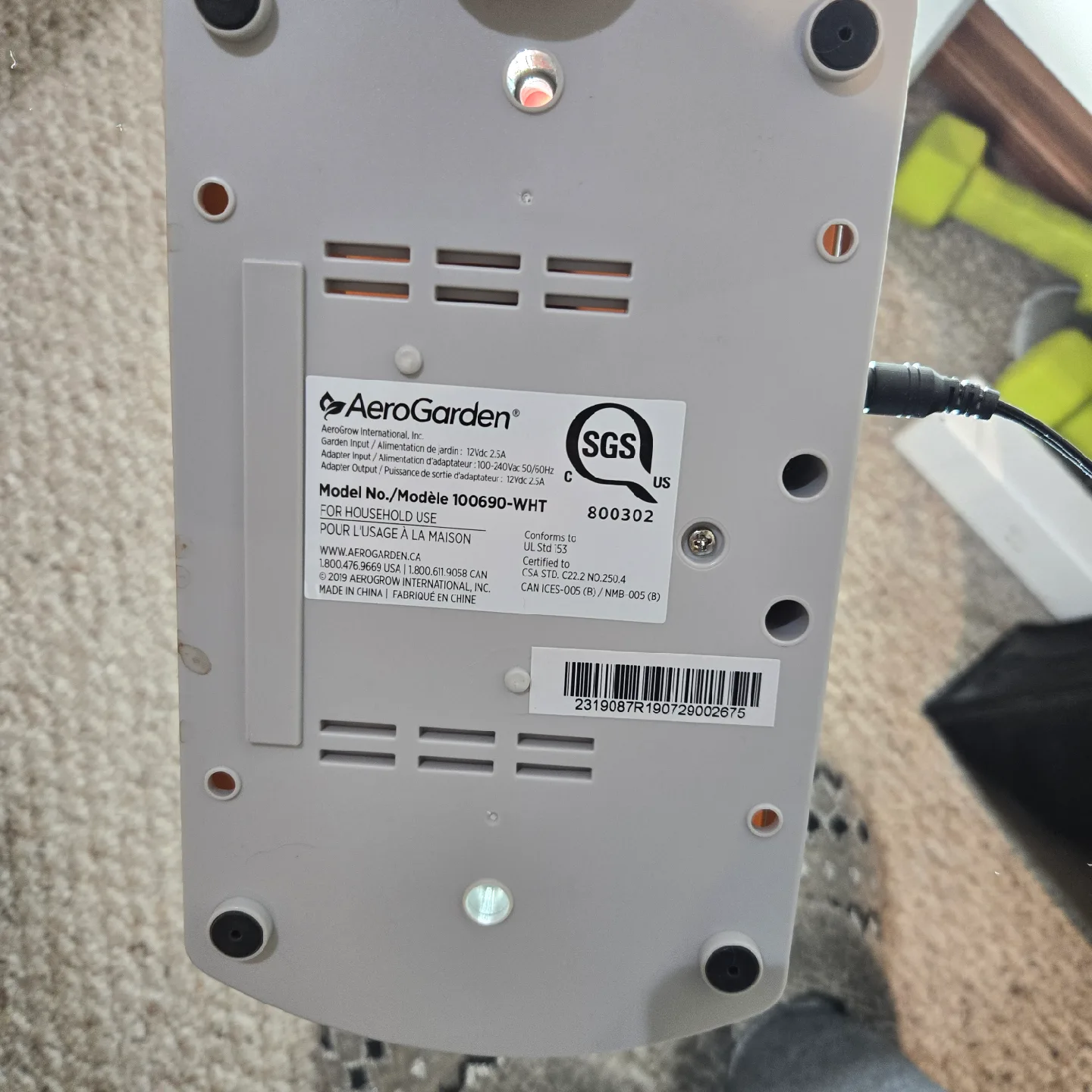 AeroGarden 100690-WHT Indoor Garden Light image indicator(2)