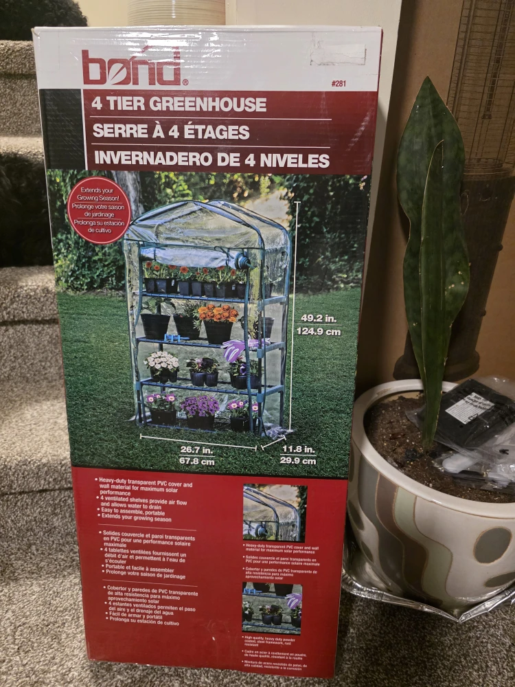 Bond 4 Tier Greenhouse - New in Box!