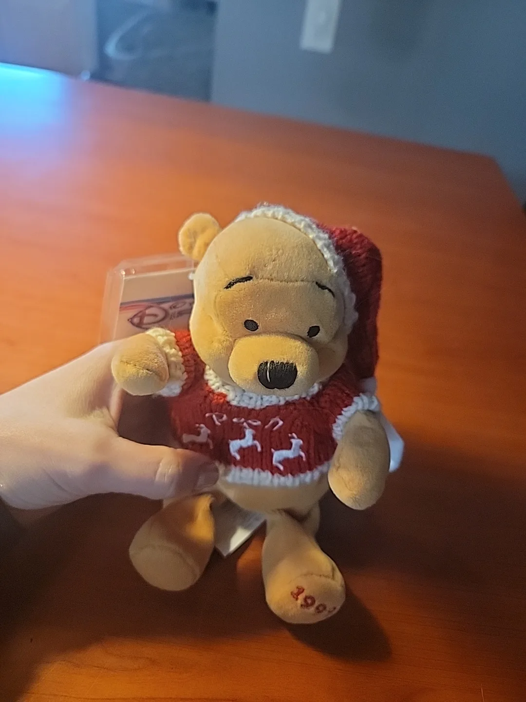 Disney Store Pooh Bear Christmas Plush - New with Tags image indicator(2)