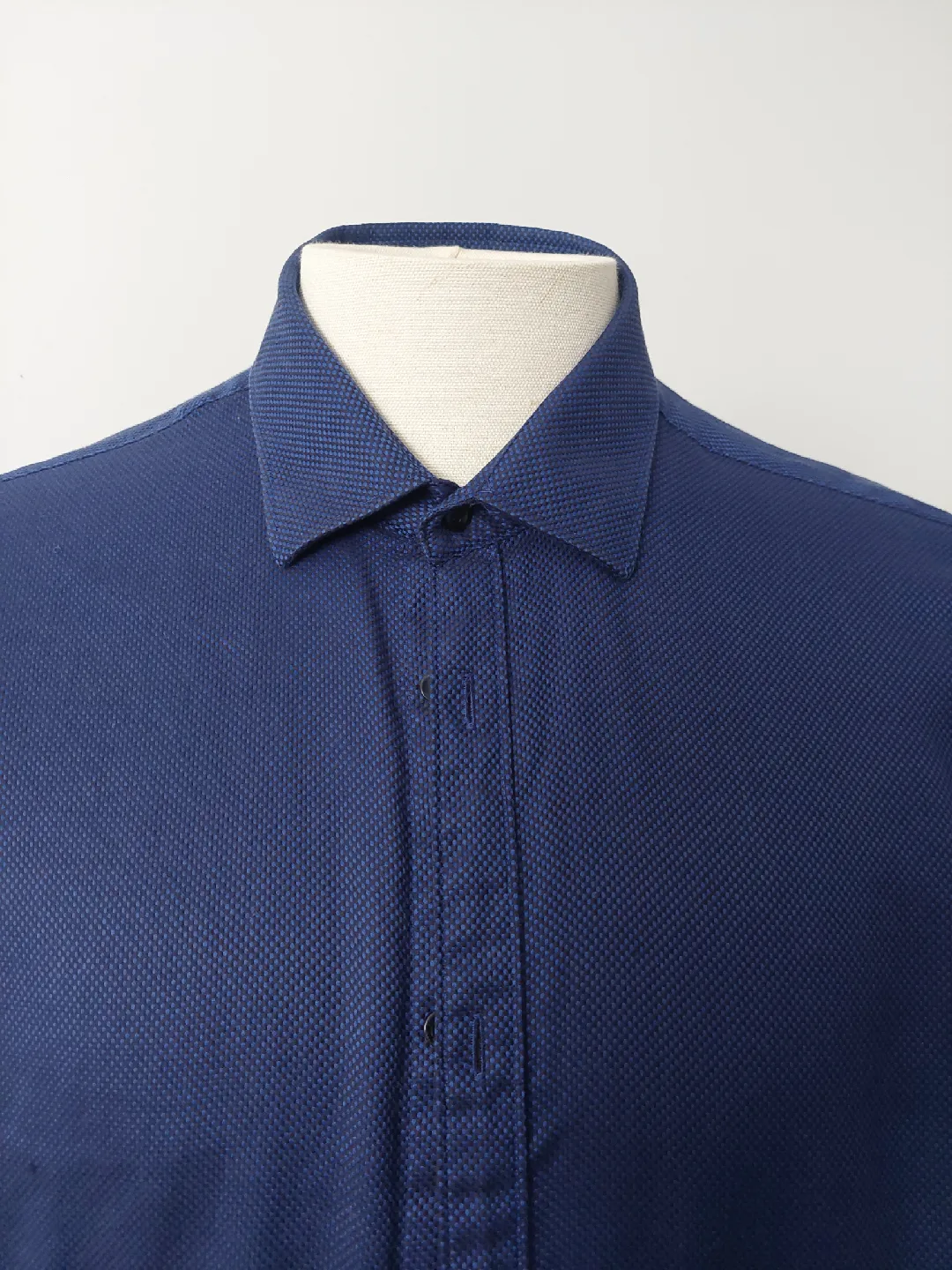 Zara Man Slim Fit Blue Shirt - Size L image indicator(2)