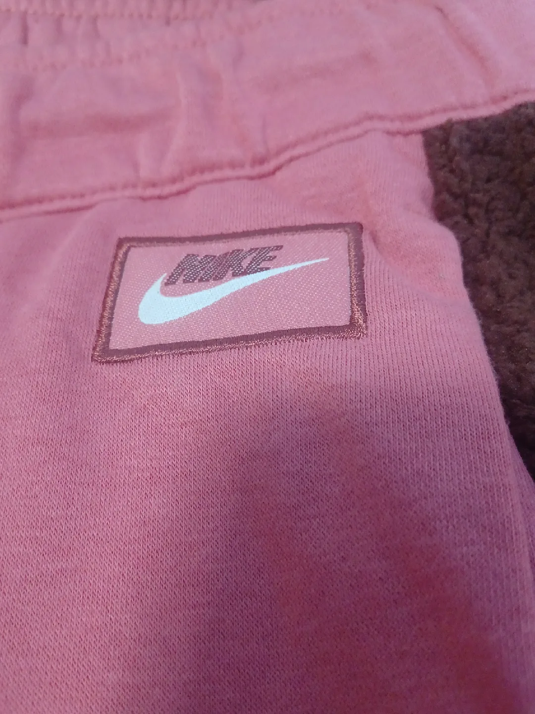 Nike Women's Mid Rise Sweatpants Icon Clash Pink Size Large image indicator(2)