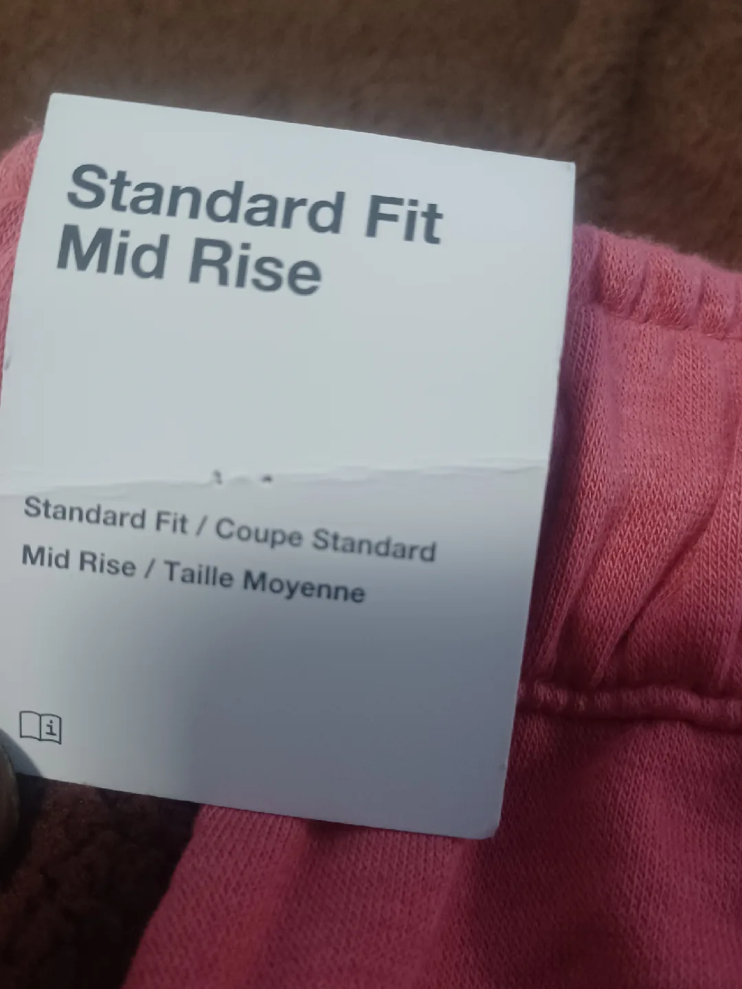 Nike Women's Mid Rise Sweatpants Icon Clash Pink Size Large image indicator(3)