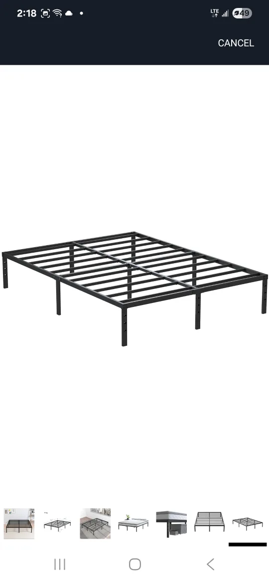 Metal Bed Frame King size image indicator(3)