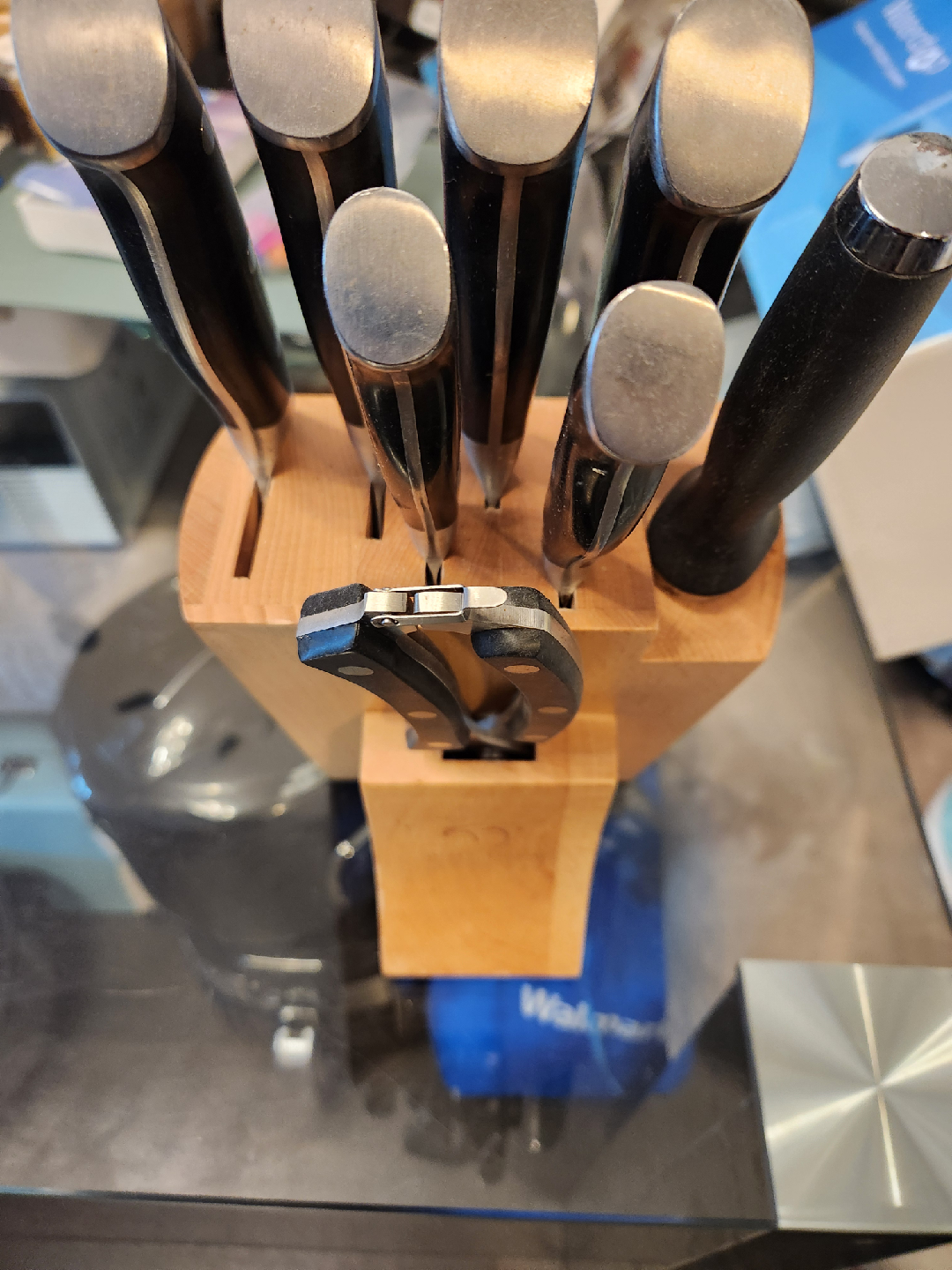 Knife Set with Wooden Block
