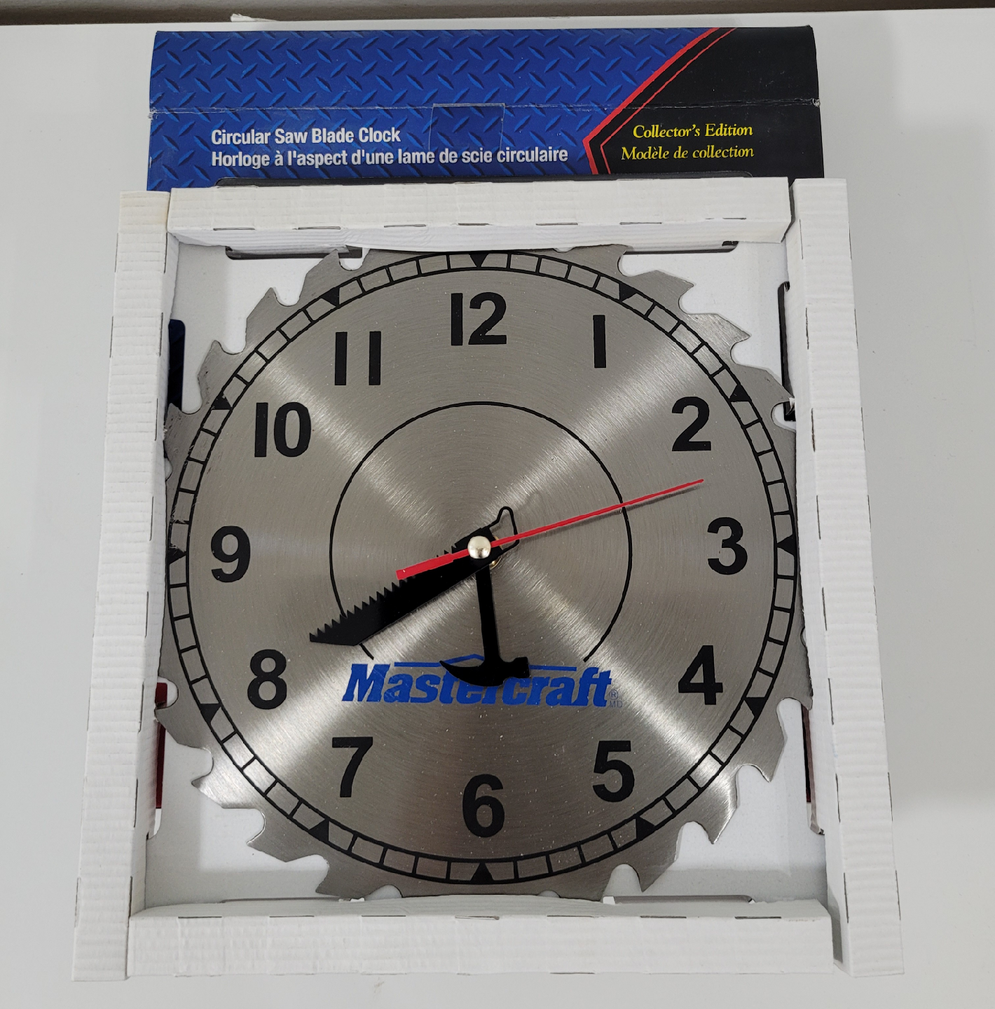 Mastercraft Circular Saw Blade Clock - Collector's Edition