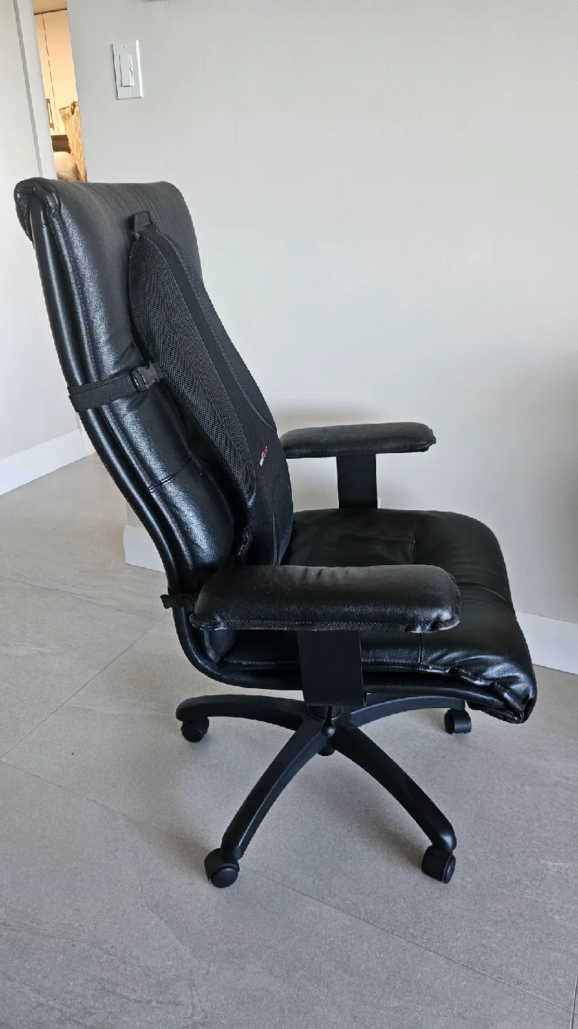 Black office leather chair image indicator(3)
