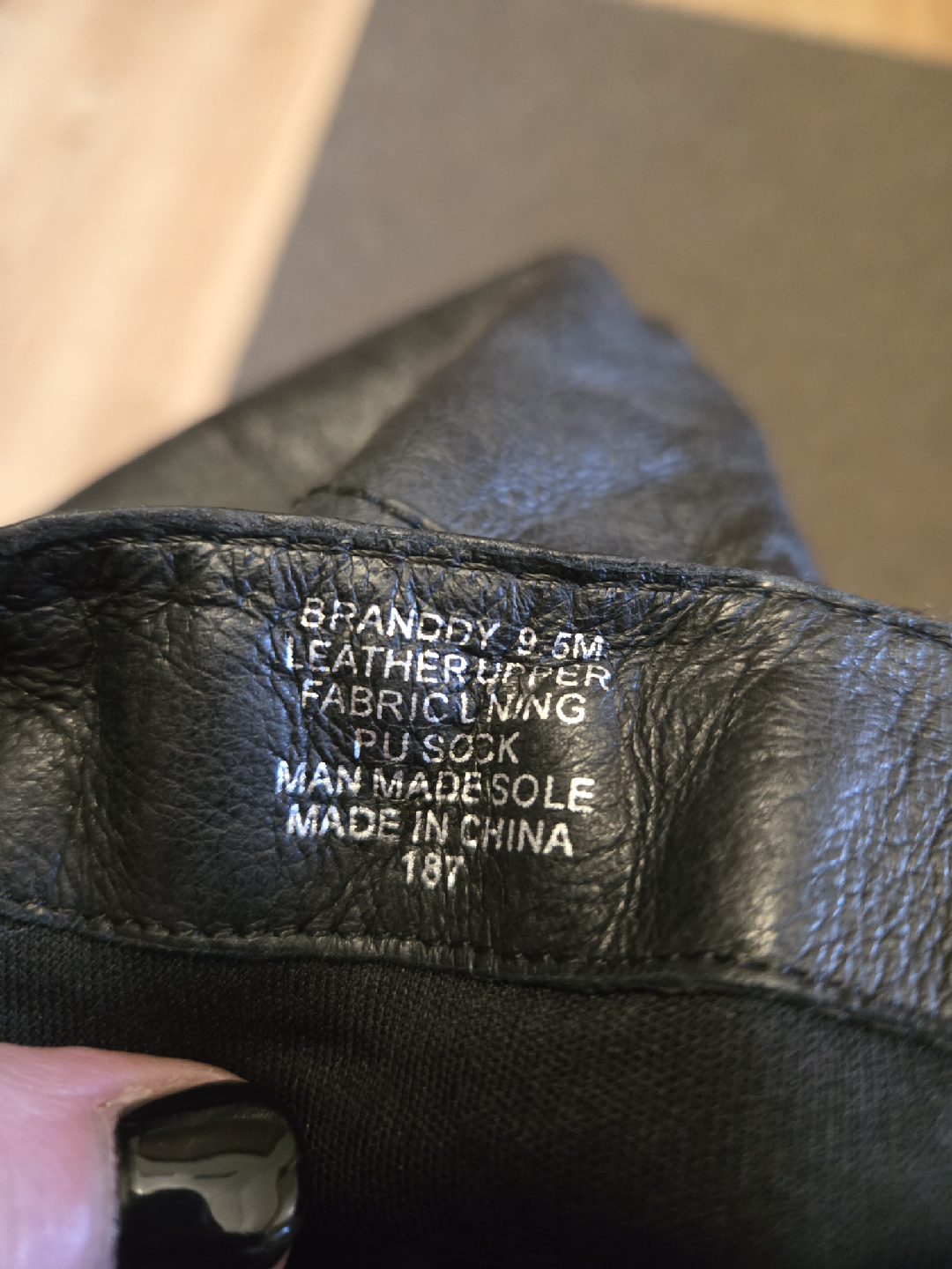 Steve Madden Branddy Black Leather Boots - Size 9.5 - photo 3