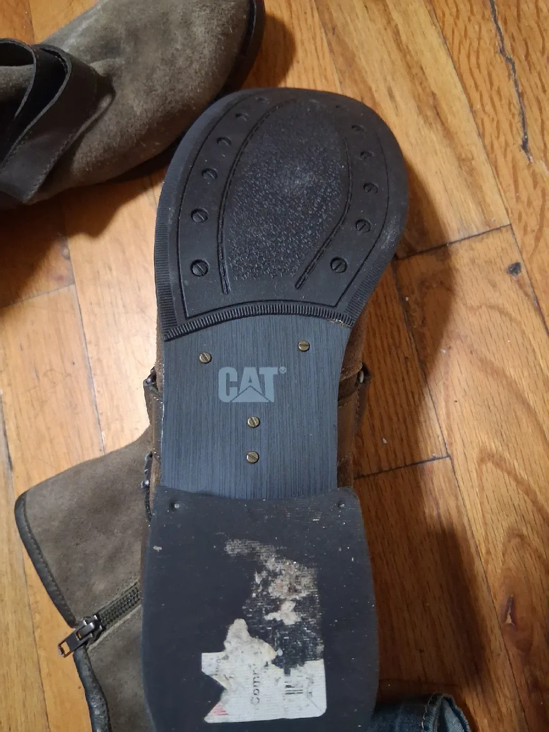 CAT Brown Suede Leather Ankle Boots image indicator(3)