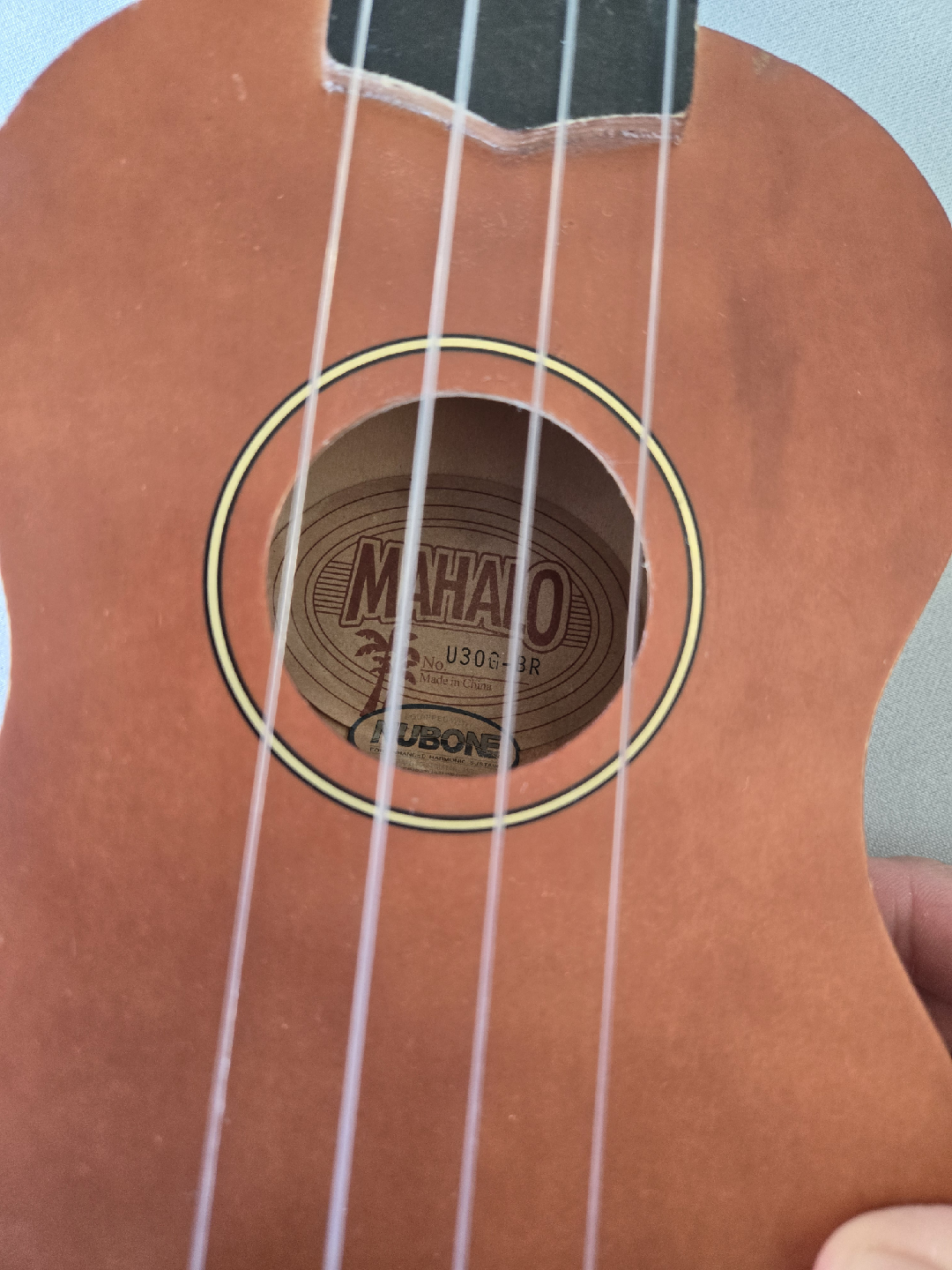 Mahalo real wood ukelele with tuner. - photo 3