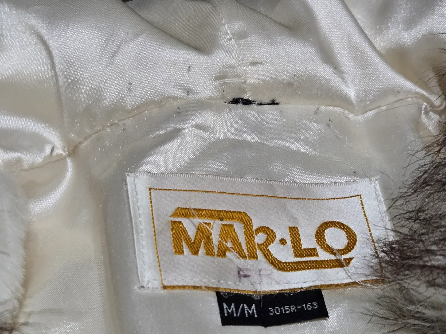 Mar-Lo Faux Fur Hooded Coat - Size M/M image indicator(3)