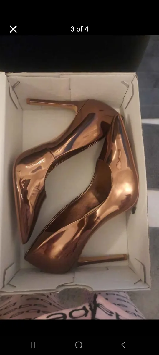 Aldo Stessy 2.0 Metallic Heels women size 10/11 image indicator(3)