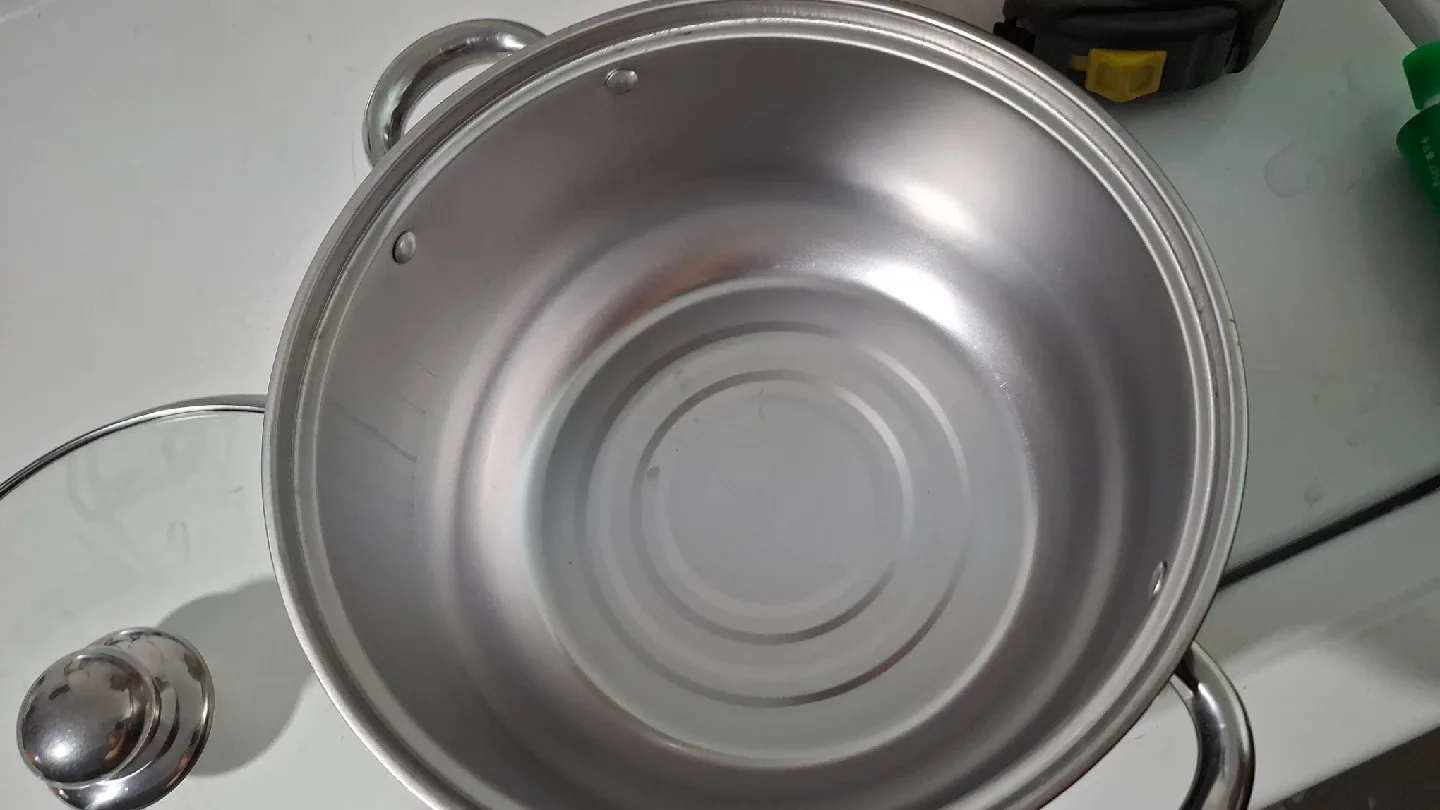 9" Stainless Steel Pot with Lid image indicator(3)