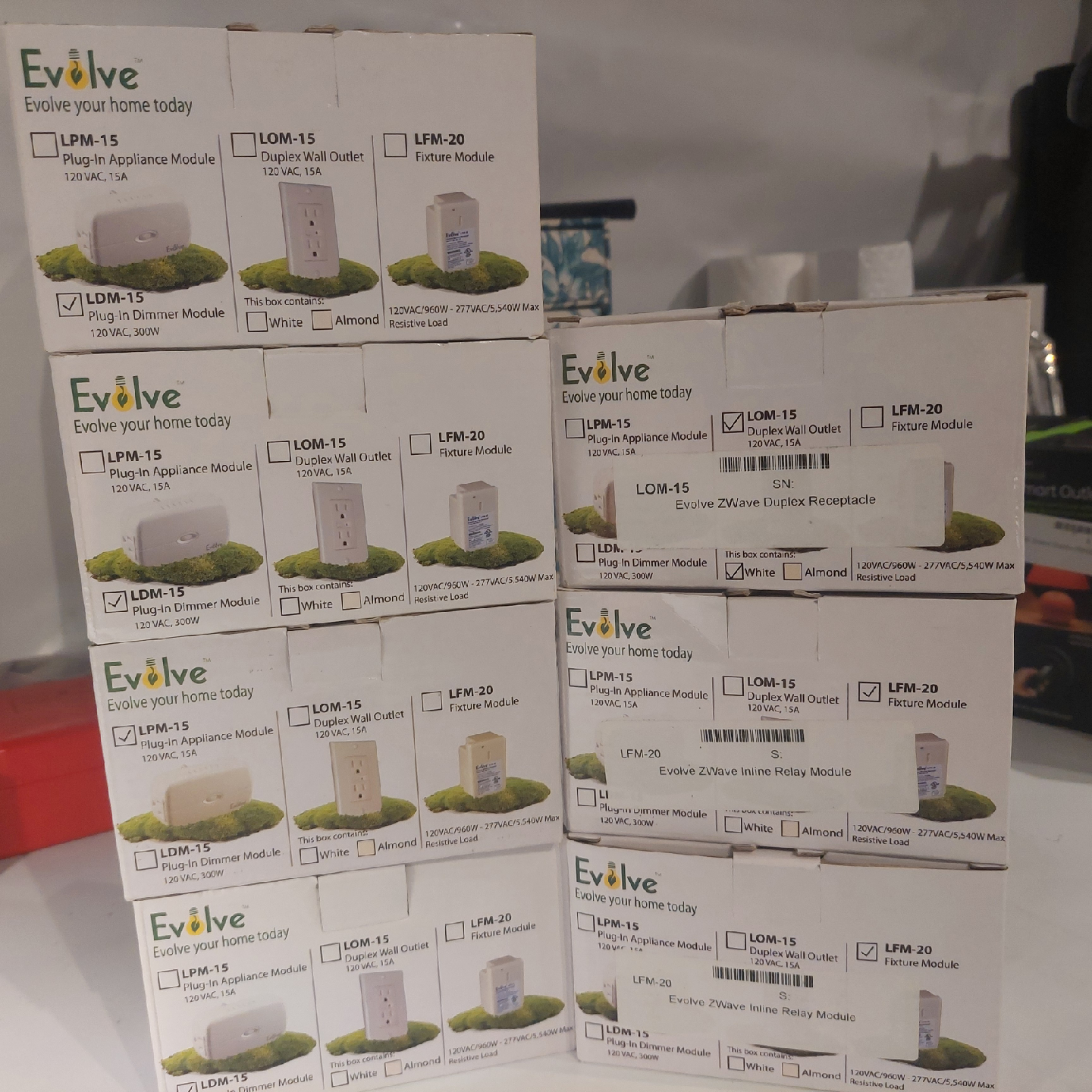 Brand new Evolve plug in dimmer module
