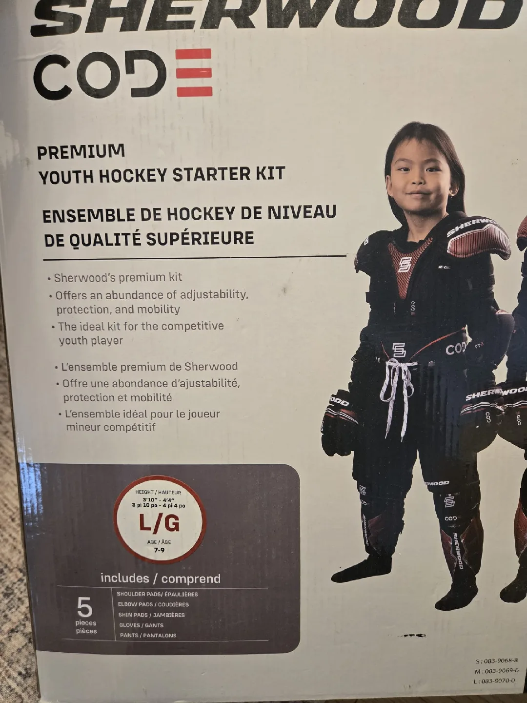 Sherwood CODE Youth Hockey Starter Kit - Size L/G image indicator(2)