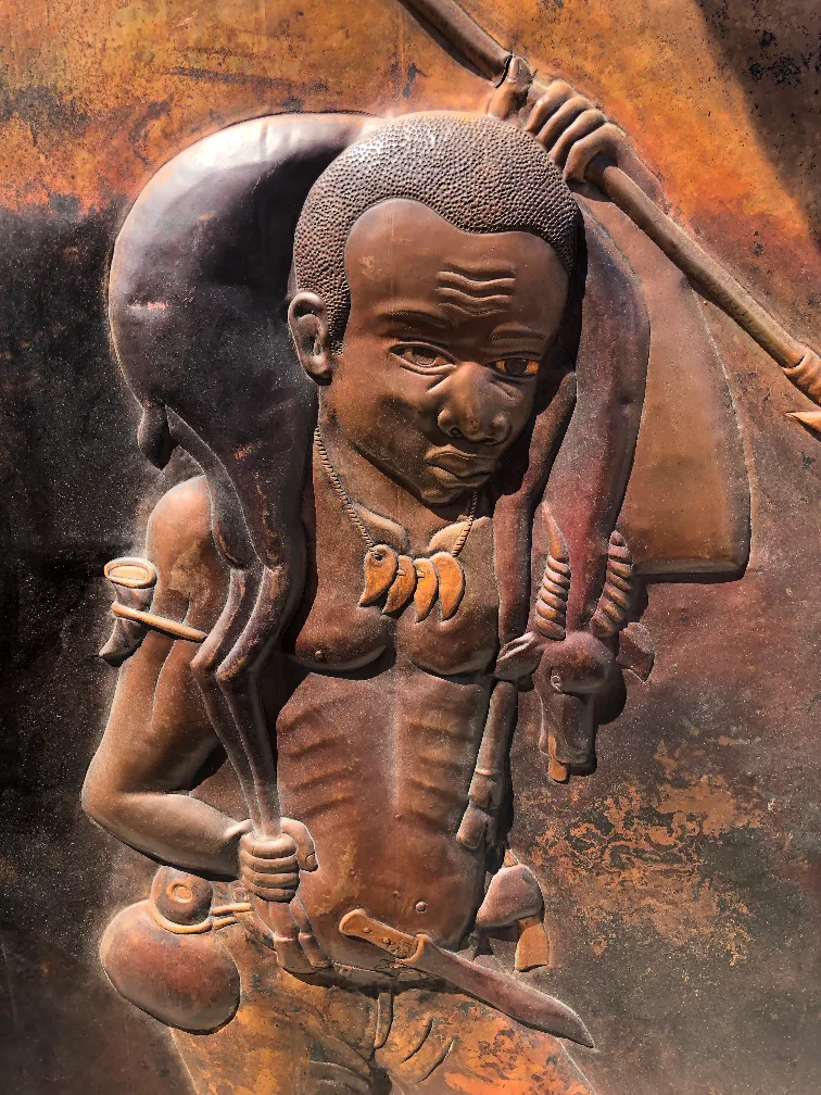 ANDALA (artist), copper  African Hunter image indicator(5)