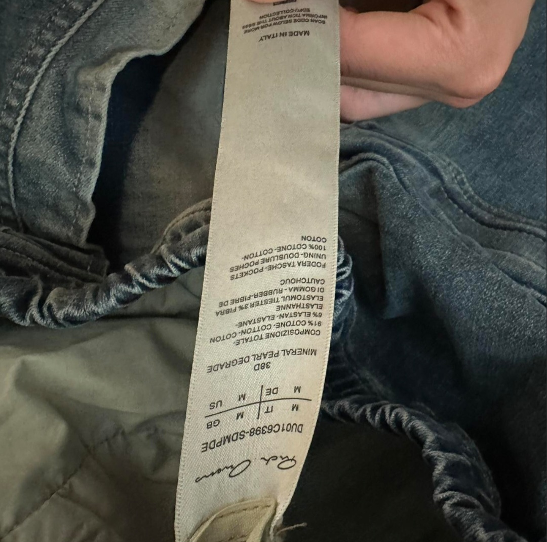 Rick Owens Mineral Pearl Degrade Cargo Pants (M) - photo 3