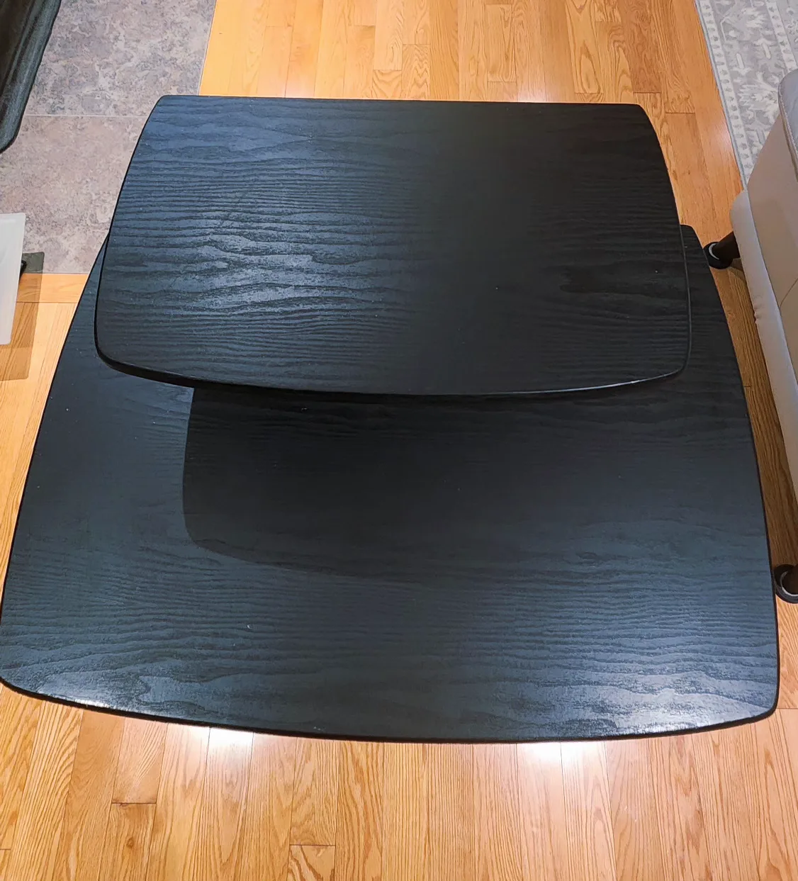 Black Adjustable Height Standing Desk image indicator(2)