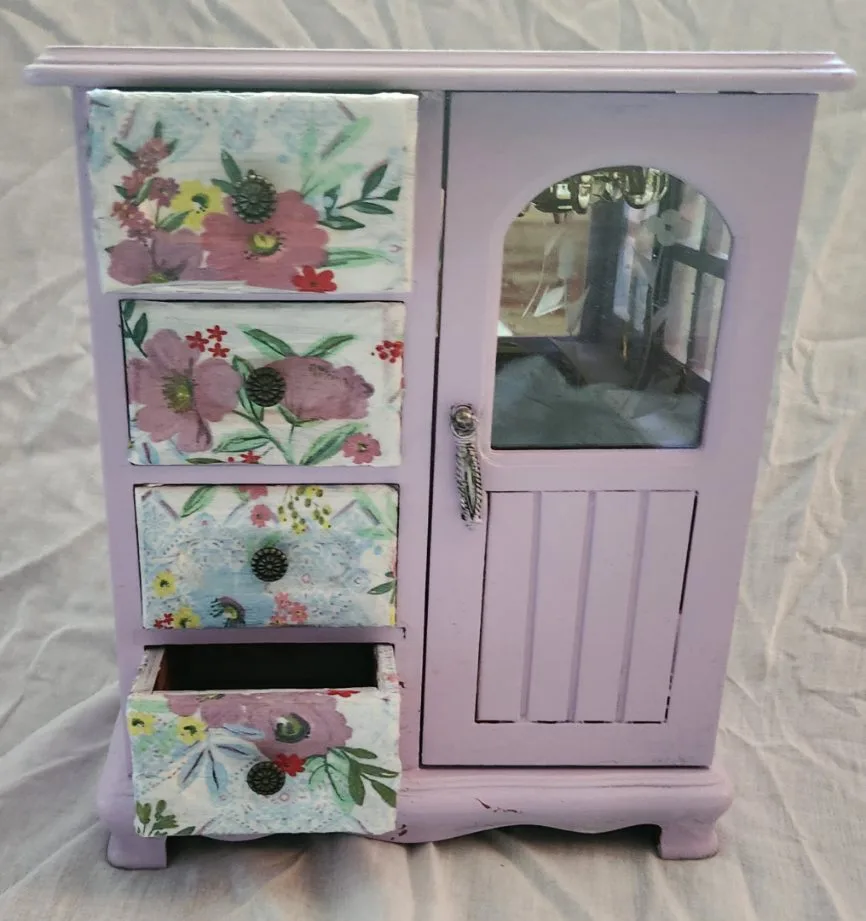 2 Decorative Floral Jewelry Armoire image indicator(2)