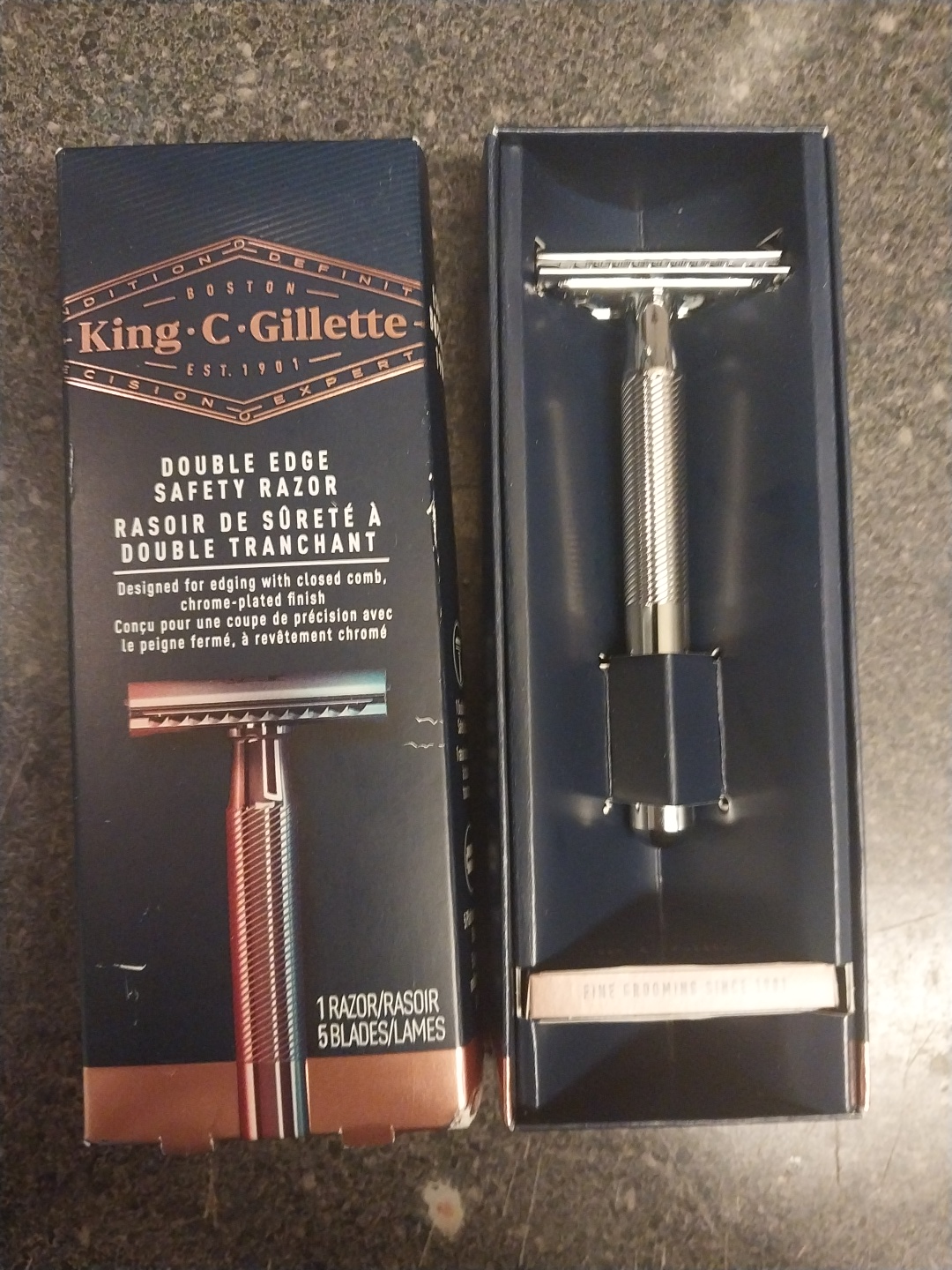 King C. Gillette Double Edge Safety Razor