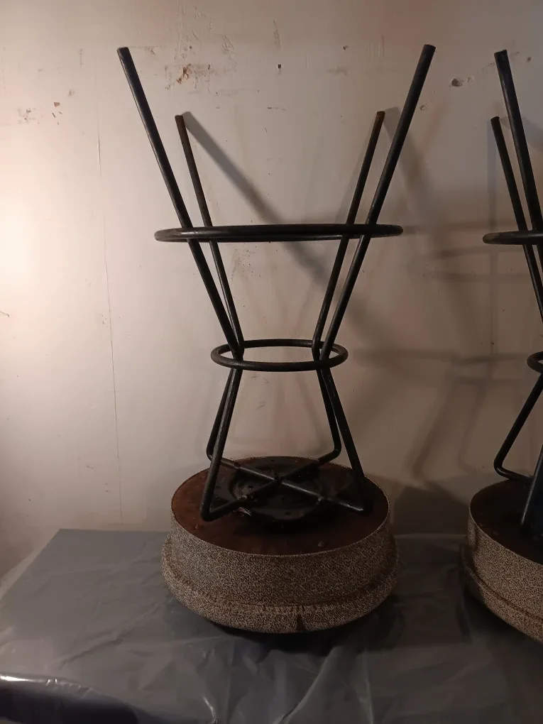 Mid-Century Bar and Original Stools from the 1960's image indicator(6)