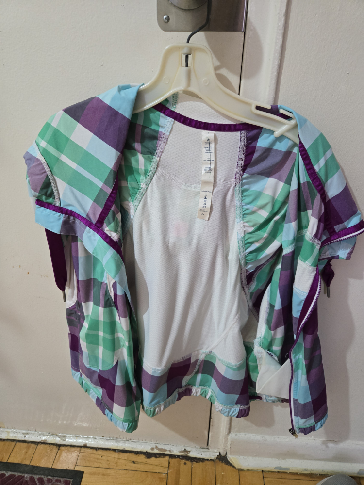 Lululemon Plaid Jacket Size 8