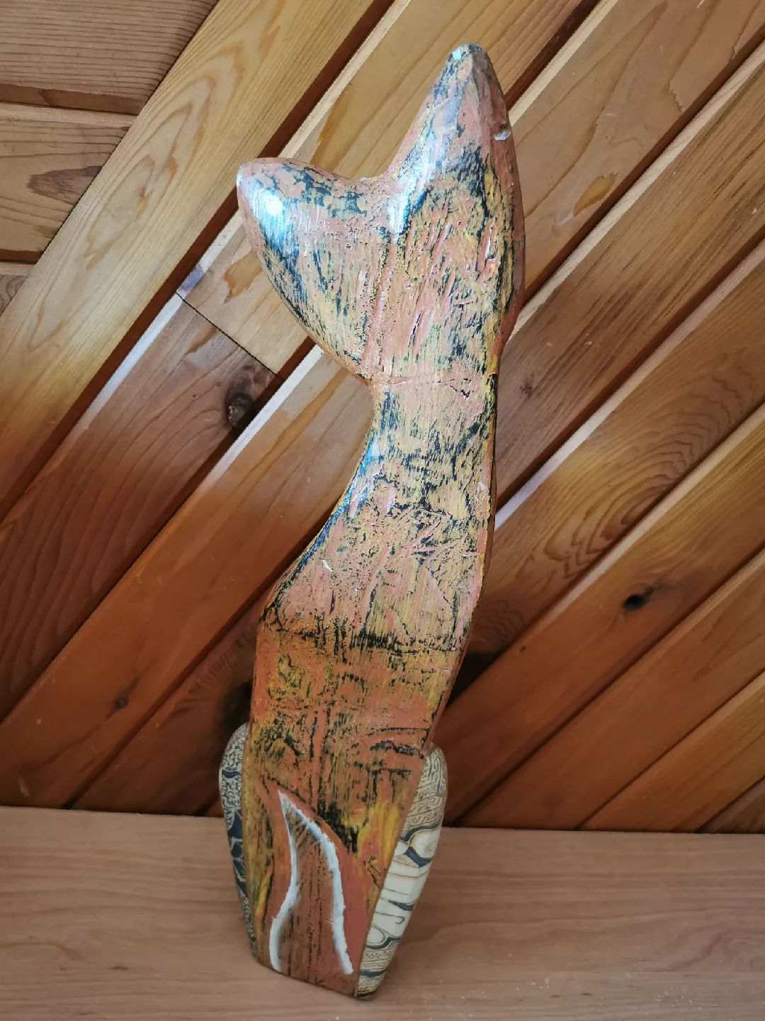 Tall Handcarved Cat Art Deco image indicator(3)