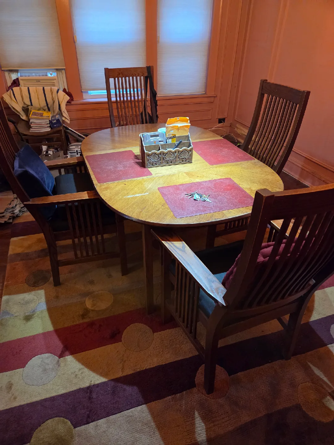 Wooden Dining Table & Chairs