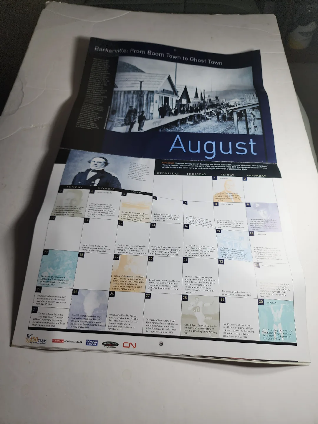 British Columbia 150 Years Calendar image indicator(6)