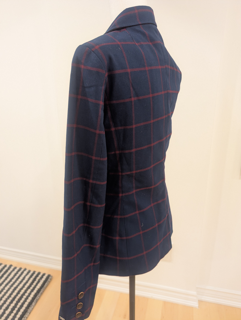 Tommy Hilfiger Plaid Blazer - Navy/Red - photo 2