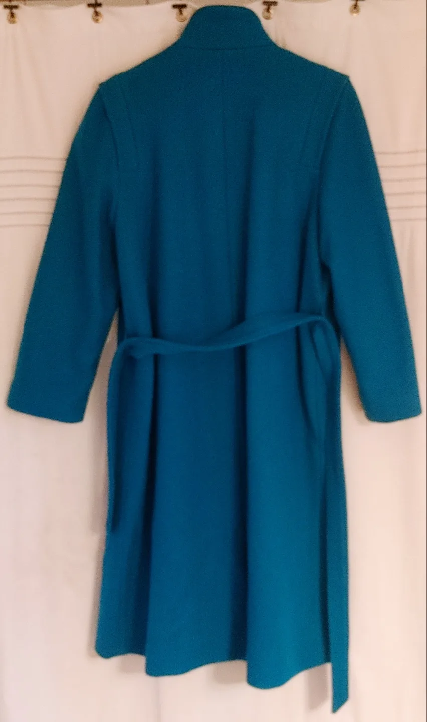 Vintage Niccolini Teal Wool Coat image indicator(2)