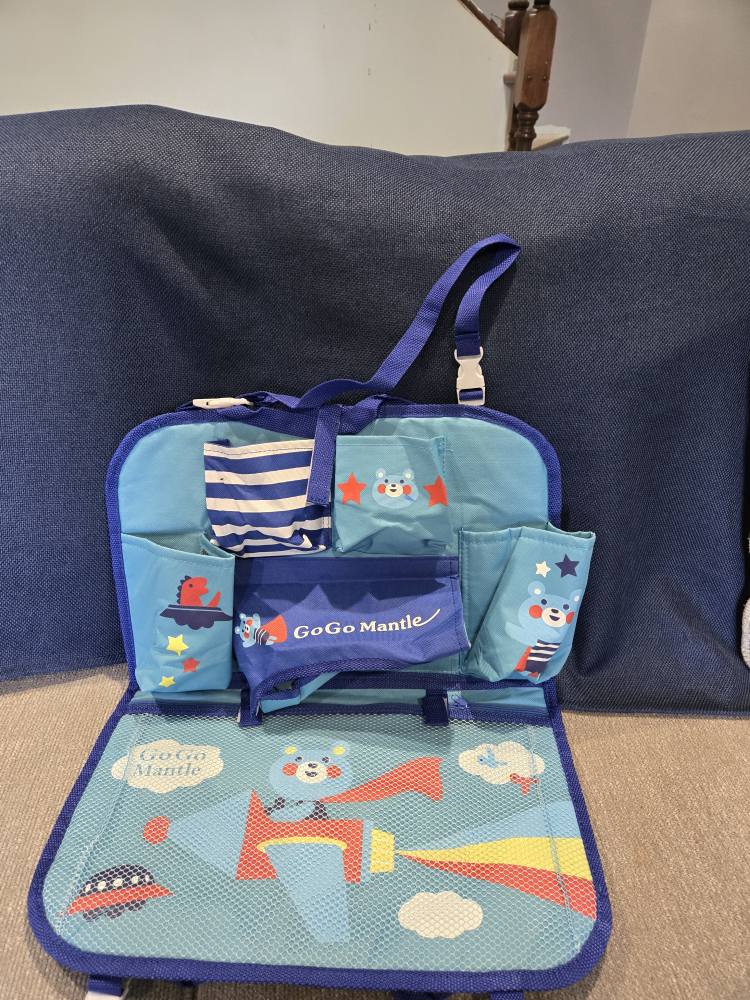 GoGo Mantle Car Backseat Organizer - Blue
