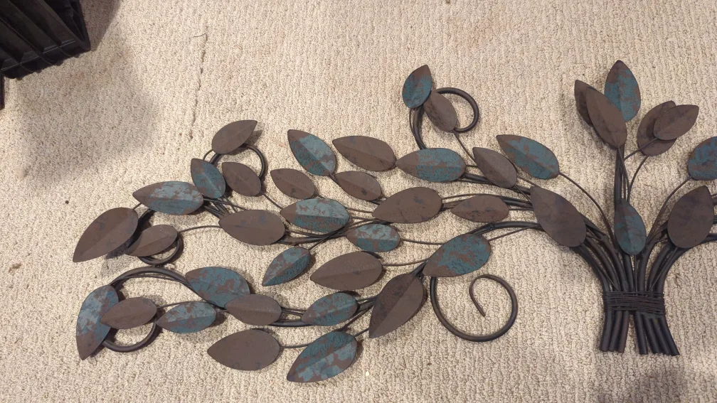 Metal Wall Decor - Tree with Leaves image indicator(3)