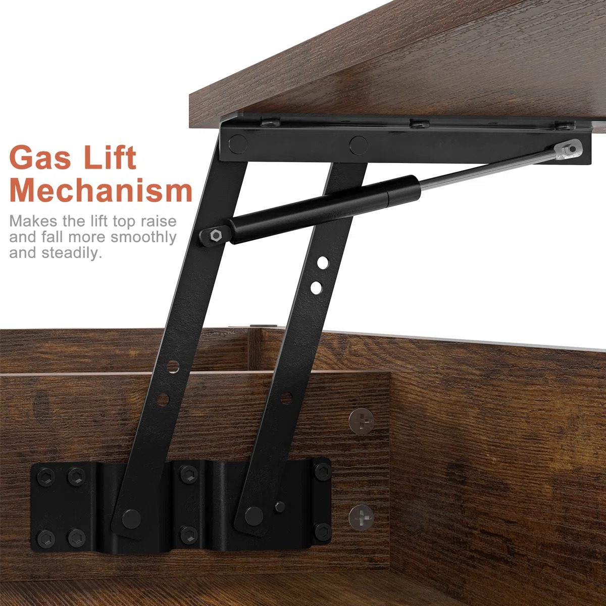 Lift Top Coffee Table with Storage - photo 4