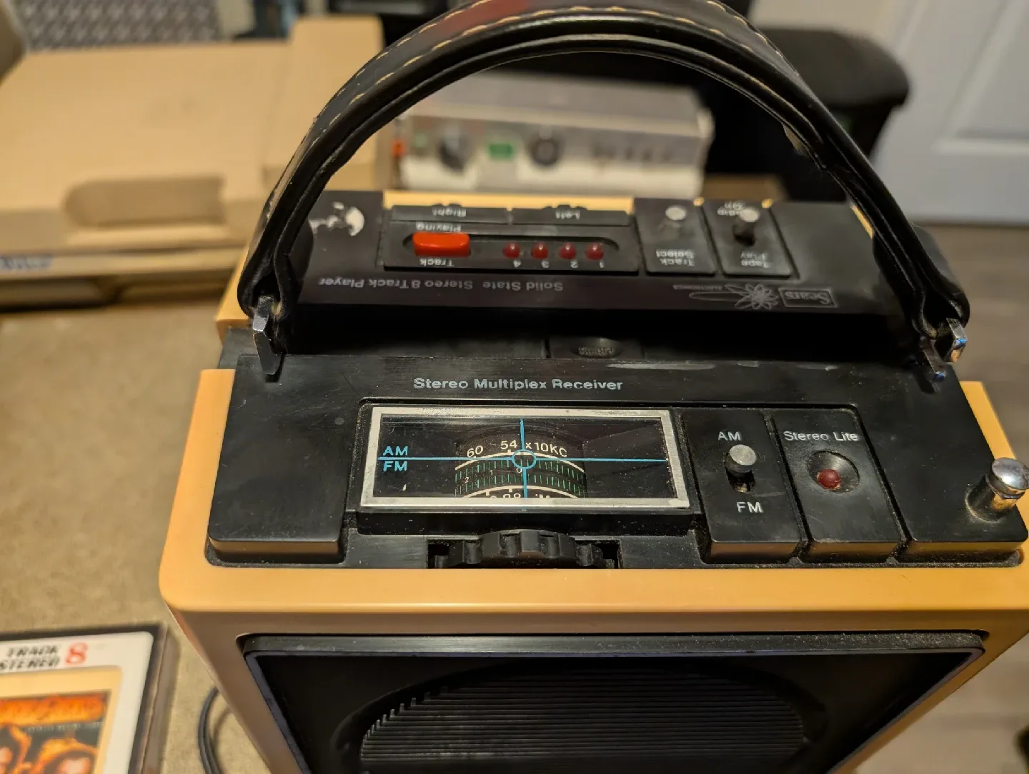 Vintage Sears Solid State Stereo 8 Track Player image indicator(5)