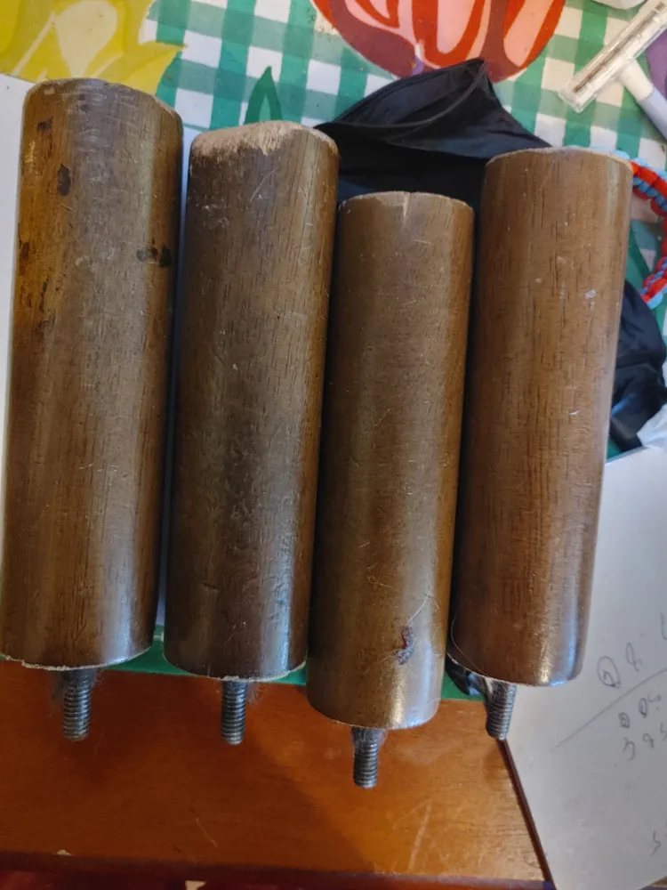 Set of 4 Wooden bed Furniture Legs image indicator(2)