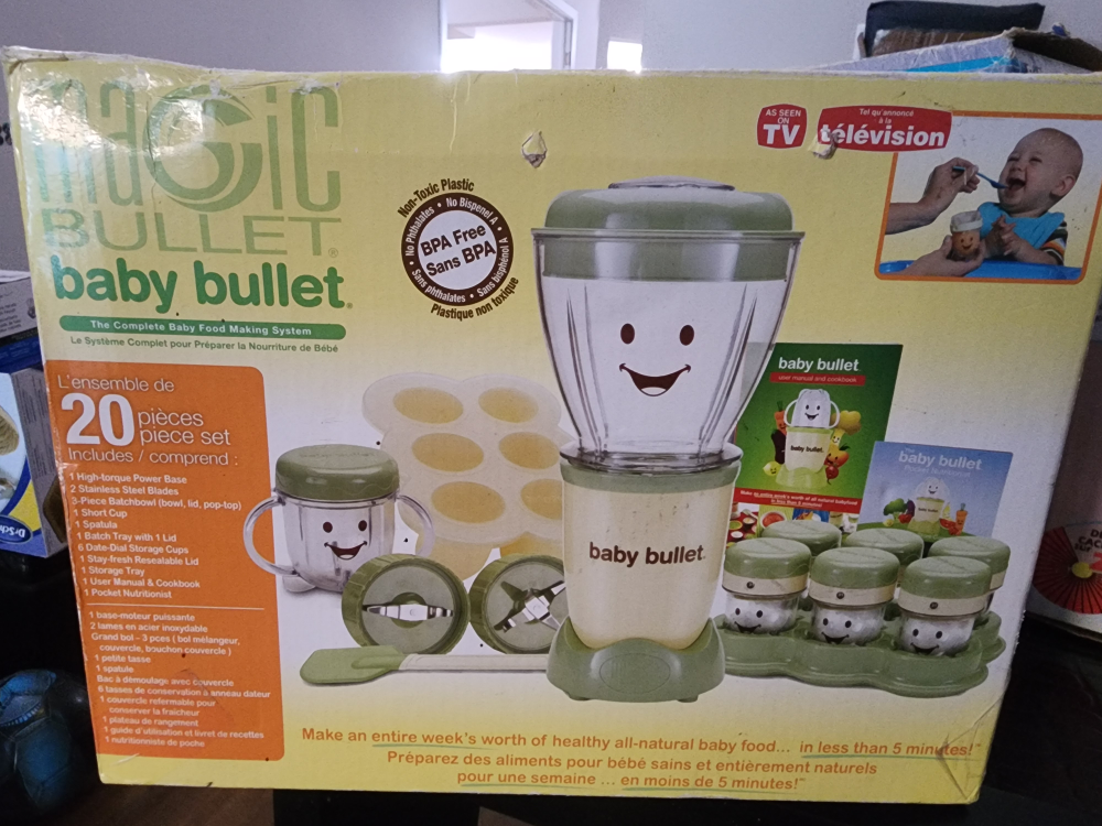Magic Bullet Baby Bullet Food Making System
