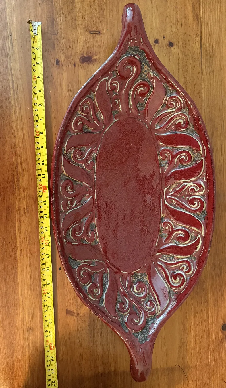 Bombay Vase and Tray Set - Red image indicator(4)