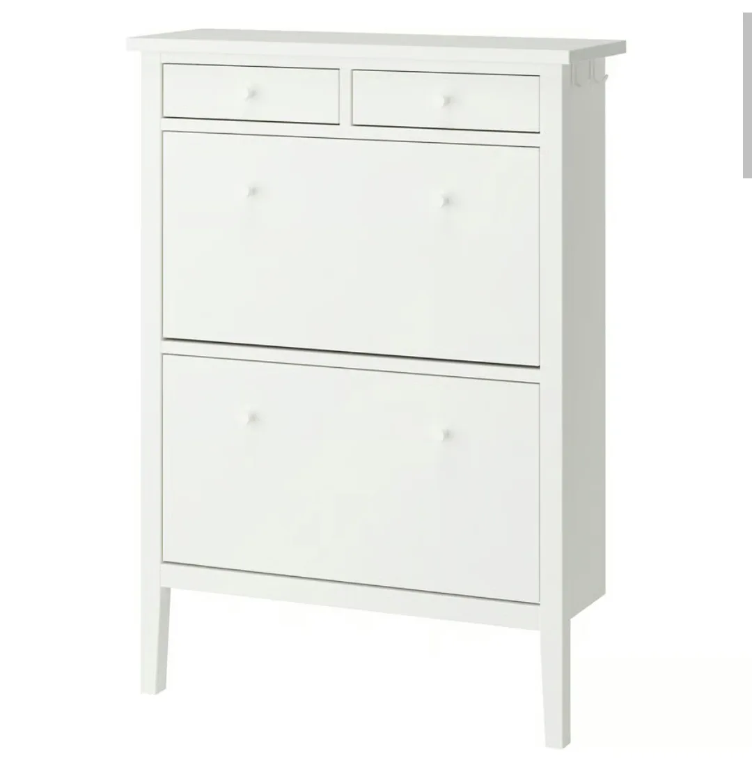 IKEA HEMNES Shoe Cabinet with 2 Compartments image indicator(3)