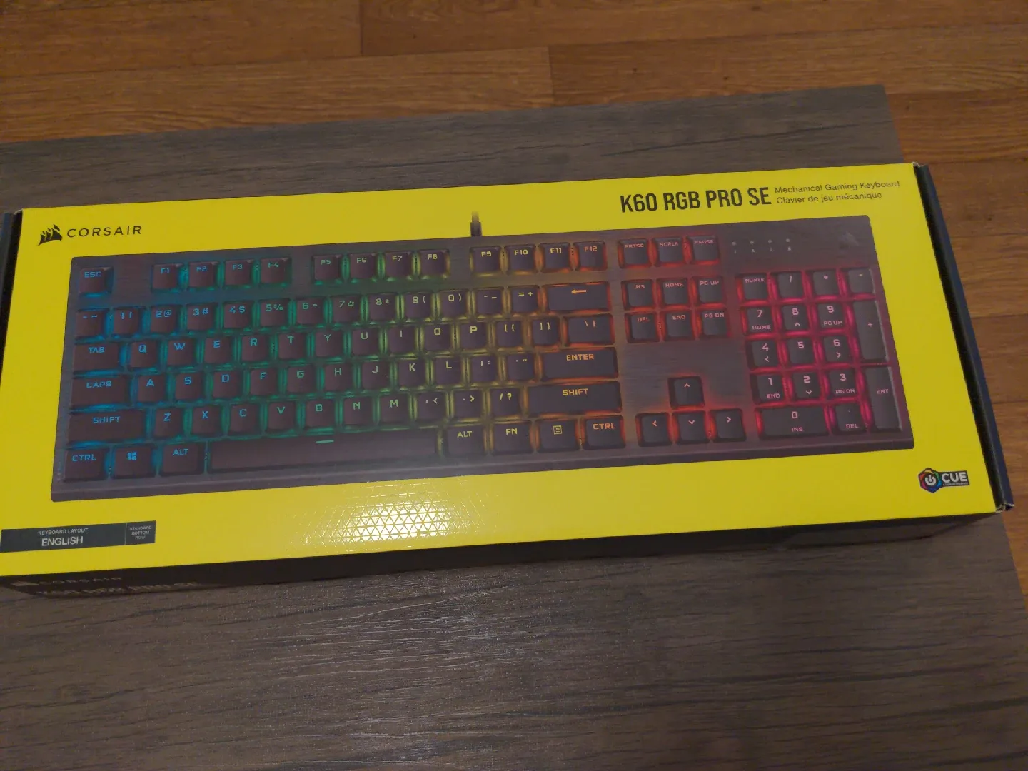 Corsair K60 RGB PRO SE Mechanical Keyboard - like new!