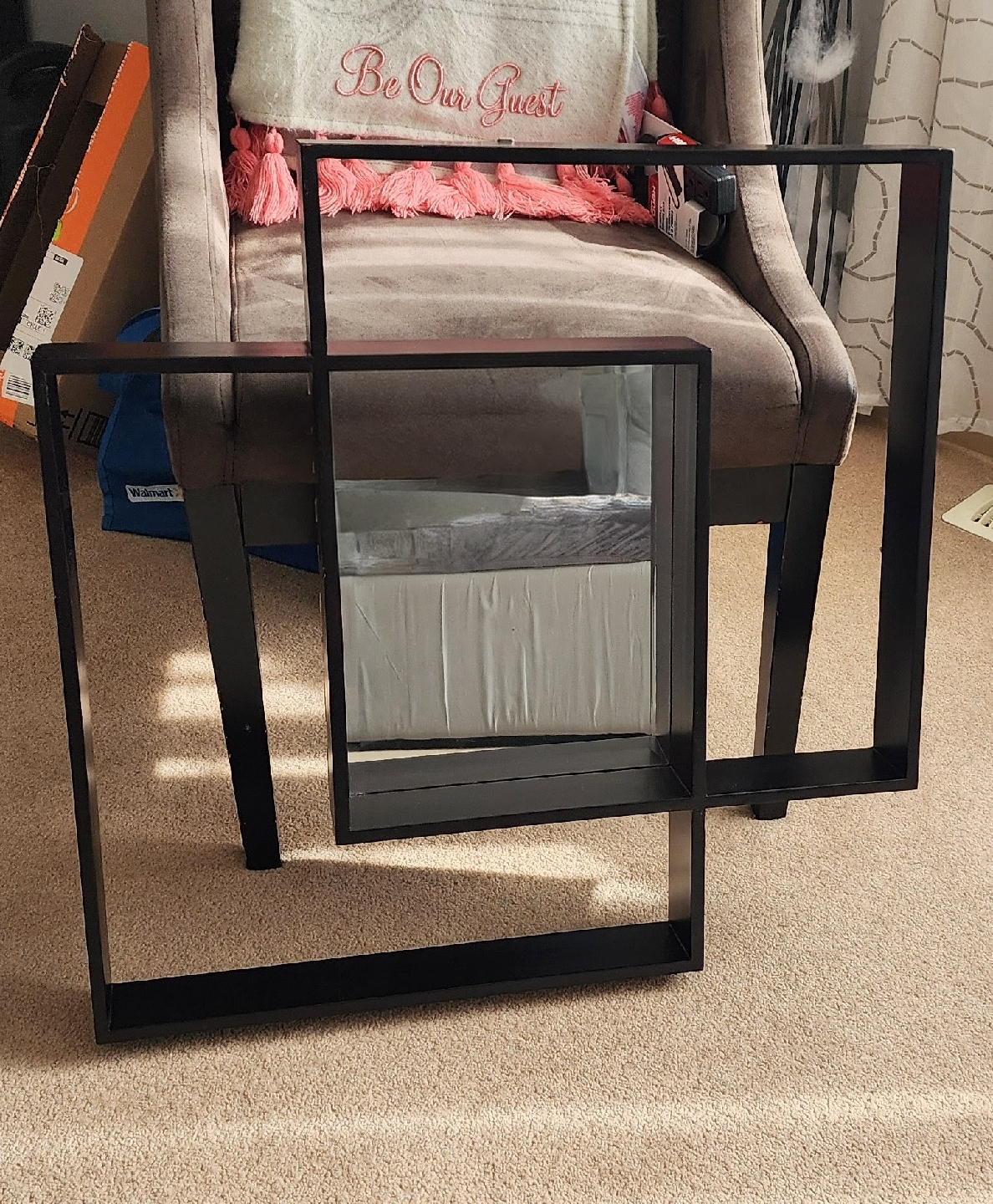 Beautiful shelf mirror - photo 3