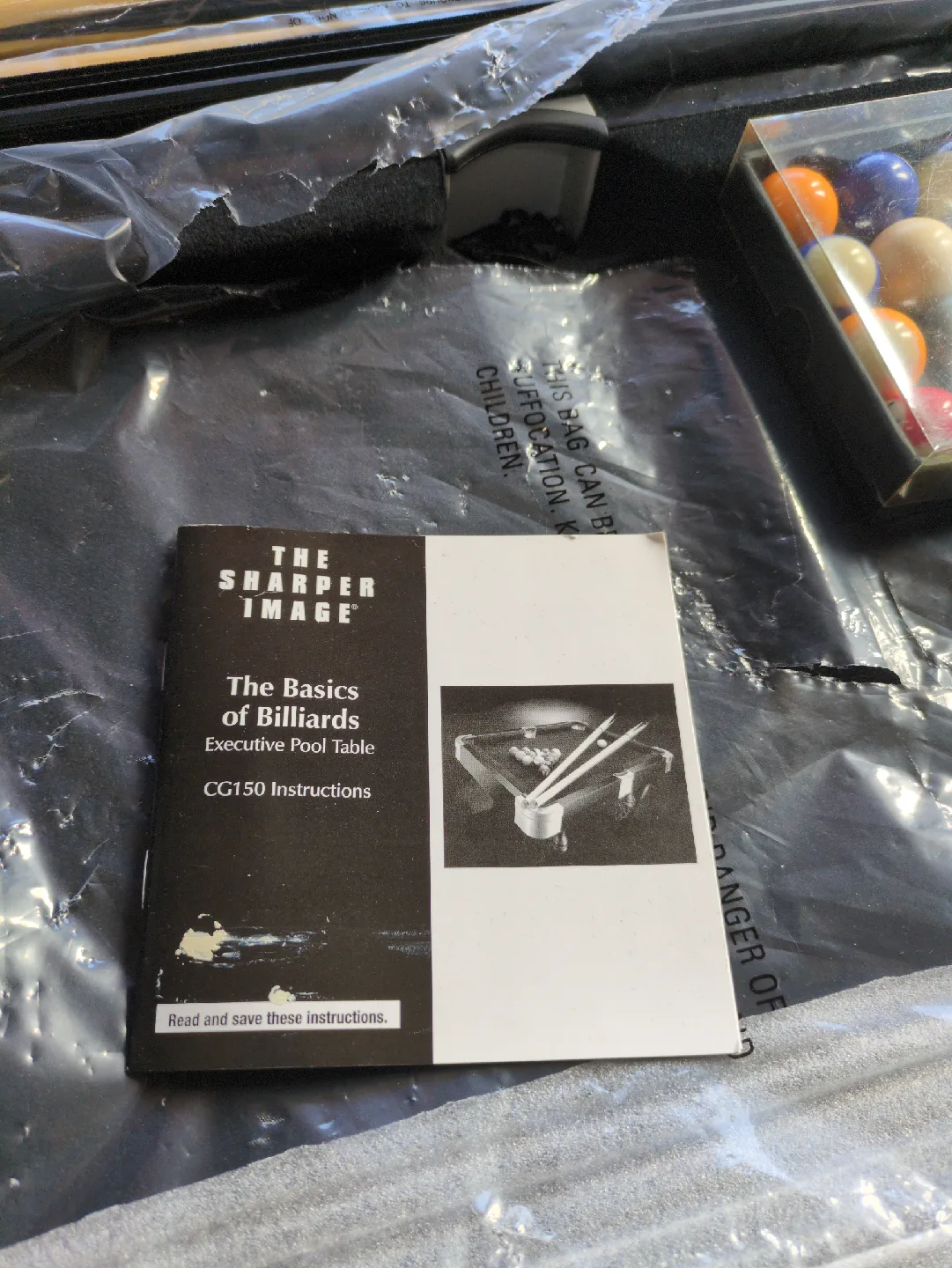 Sharper Image Executive Pool Table Set - New in Case! image indicator(3)