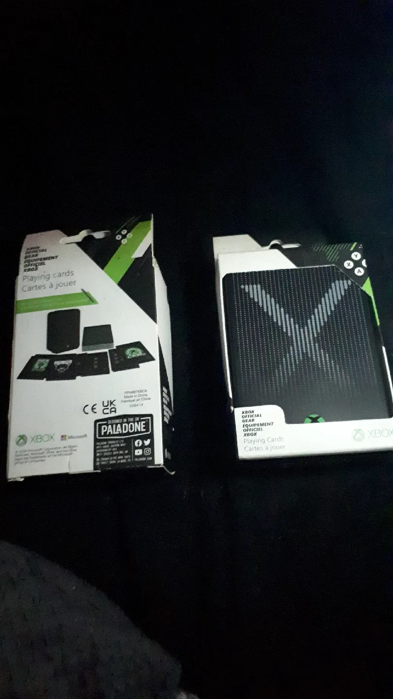 Xbox Official Gear Playing Cards - New!