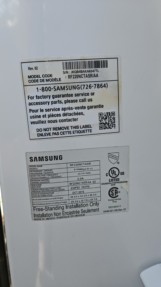 Samsung RF220NCTASR/AA French Door Refrigerator - photo 4