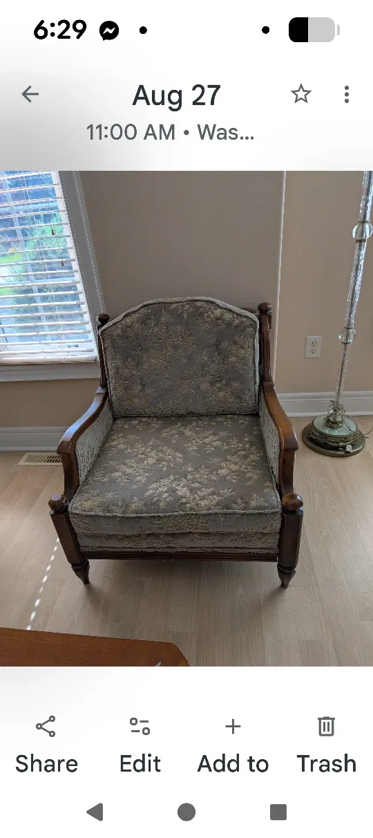 vintage sofa and chair set image indicator(5)