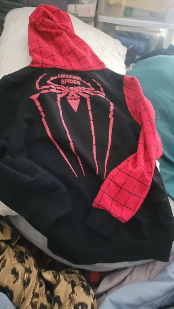 "🧡"Kids Tales Spiderman Hoodie - Size 130 image indicator(2)