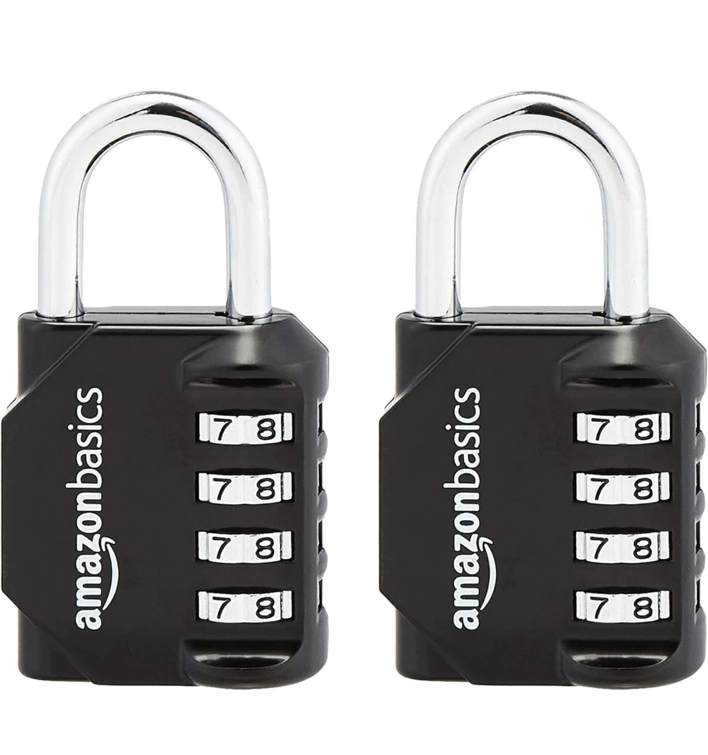 AmazonBasics Combination Padlock - Black - photo 2