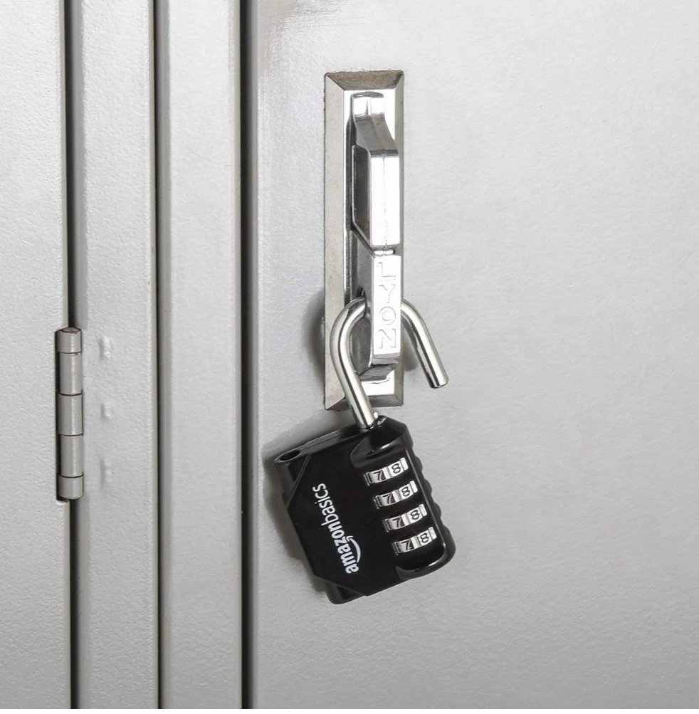 AmazonBasics Combination Padlock - Black - photo 4