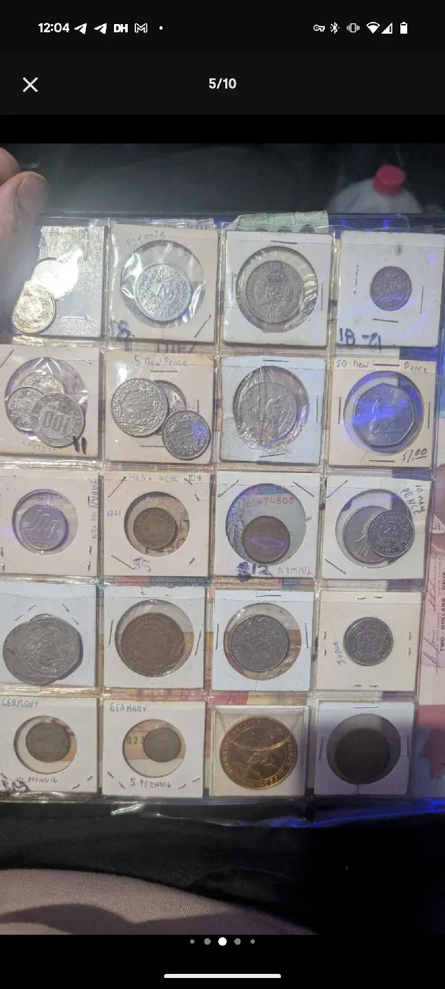 Vintage Canadian & Foreign Coin Collection image indicator(4)